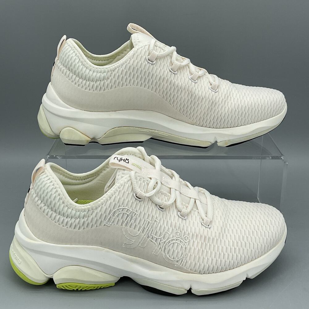 NEW Ryka Women’s Joyful Walking Sneakers White Size 6W